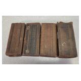 4 US M1 carbine rifle magazines in original paper