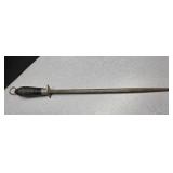 19" steel knife sharpener vintage fine blade