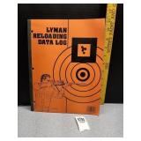 Lyman reloading data log