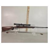 Winchester 54 bolt rifle, 22 Hornet with scope,