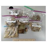Assorted Reloads & Nickeled Brass,  Brass Casings