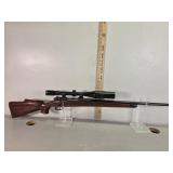 Mod 98 Mauser, unknown caliber, floated barrel,
