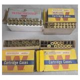 225 Winchester reloads, empty brass, sold as