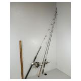 3 Rod/Reel Combos, Rods- Med. Heavy to  Med.