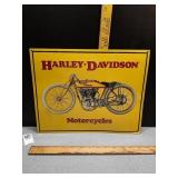Harley Davidson metal sign