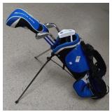 >Youth left hand golf clubs & bag Ray Cook Jr Flex