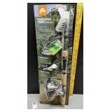 Fishing Telescoping rod ,reel and bait Ozark