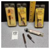 Benchrest gun cleaning brushes