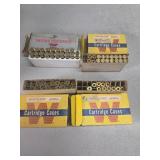225 Winchester reloads, empty brass, sold as