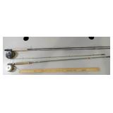 2 Fly Fishing Rod/Reel Combos, Reels- Martin Reel