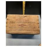 Western 12 ga. Super X wood crate box