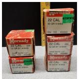 Hornady 22 caliber bullets full boxes