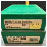 2 reloading Die sets H&H Mag .300 & .375