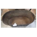 >Cast iron oblong footed ham boiler cooking pot