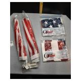 American flags