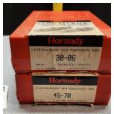2 reloading die sets: 30-06 & 45-70