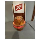 Schlitz Lighted Spinning Keg Beer Sign, Lights Up