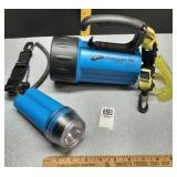 Underwater dive flashlights Princeton Tec 8000 &