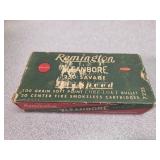 Remington antique 250 savage box with some
