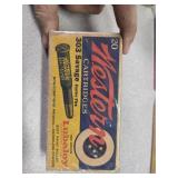 Western 303 Savage antique ammo box with some