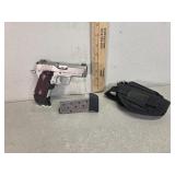 Kimber Micro 9, 9mm pistol, crimson trace grips