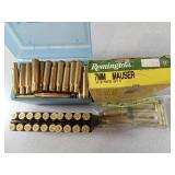 Approx. 100- 7mm Mauser Brass Casings,  8