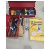 Tool boxes, and contents