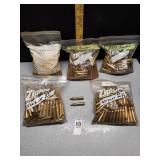 220 Swift cal brass casings - 1 bag primed