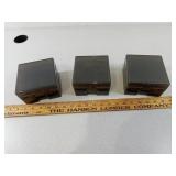 3 Frankford #1005 Plastic Ammo Boxes