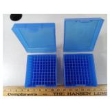 2 Frankford #1005 Plastic Ammo Boxes