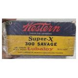 Western Super-X 300Savage antique box, feels full