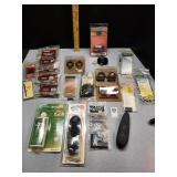 gun parts: mounts, swivels,  bore brushes