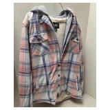 New women's L flannel jacket