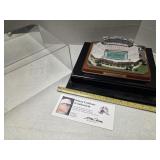 Tom Osborne autographed memorial stadium