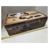 New 5 pc cast iron cookware set