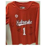 Autographed Nebraska Huskers volleyball shirt