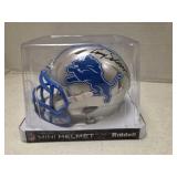 Autographed mini helmet football