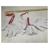 4 pair new knit work gloves