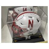 Autographed Nebraska Husker football helmet