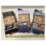 6 new pair Gaa Huu women's socks
