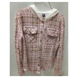New girls L flannel shirt