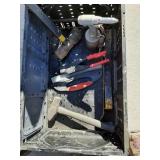 Assorted Hand tools & pneumatic Pop Rivet Gun