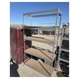 Metal shelf 48x18x84'
