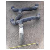 2 Peterbilt semi exhaust pipes