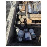 Paint and stain, 3 crates worth