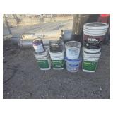 Buckets with contents