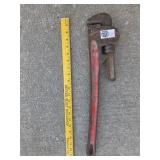 24' pipe wrench slight bend