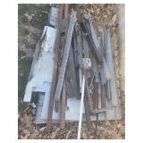 Pallet of steel and aluminum