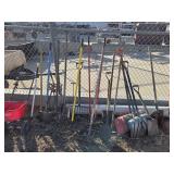 Garden tools, spreader, rakes, shovels, forks++