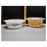 Pyrex baking dish with glass lid and Glassbake